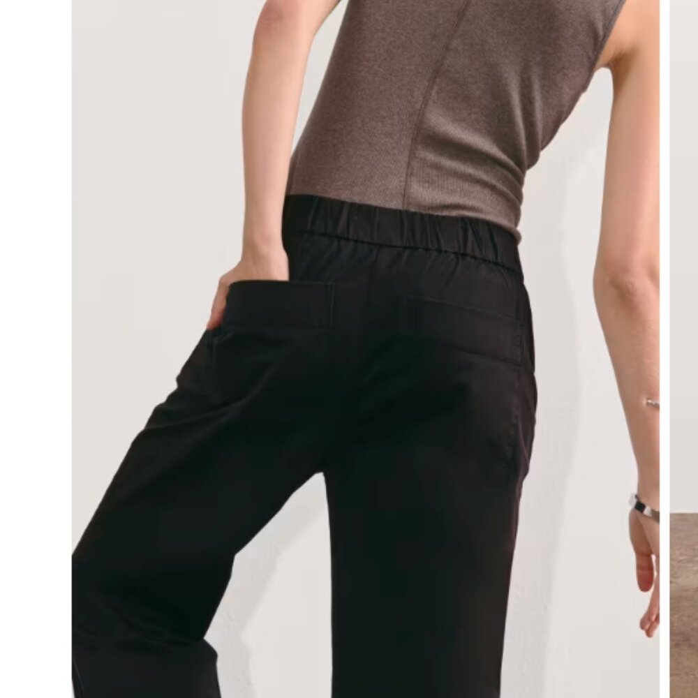 NWT Everlane The Easy Pant Pull On Black Size Medium - Picture 13 of 13